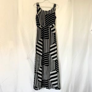 Black and grey Maxi dress